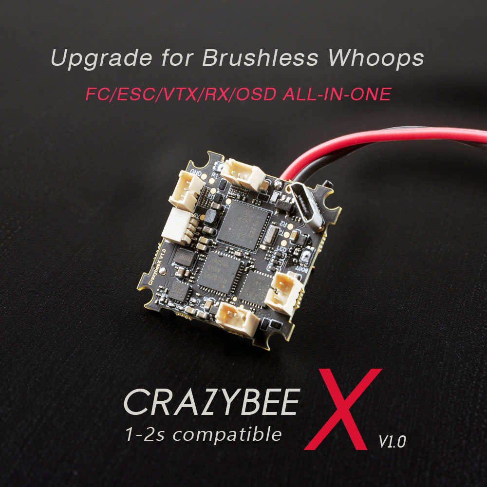 Happymodel CrazybeeX V1.0 AIO 2S 4in1 ESC / VTX / Frsky SPI RX