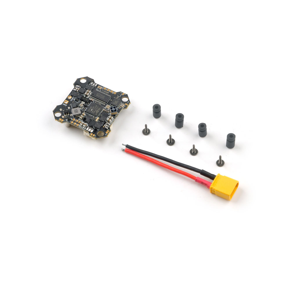 HAPPYMODEL ELRS F4 2G4 AIO 5in1 Flight Controller Built-in SPI 2.4GHz ELRS RX for 1S Tinywhoop Race Toothpick Freestyle 