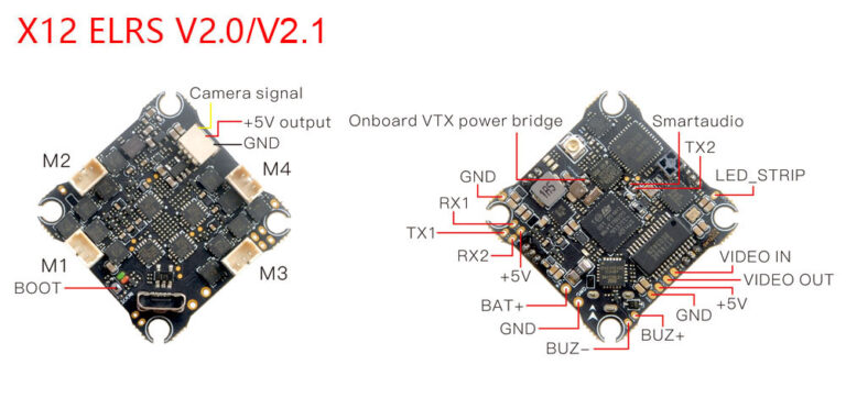 AIO Happymodel X12 ELRS Mobula7